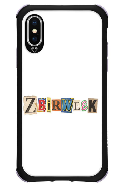 Zbirweek (white) 2.0 - Apple iPhone X
