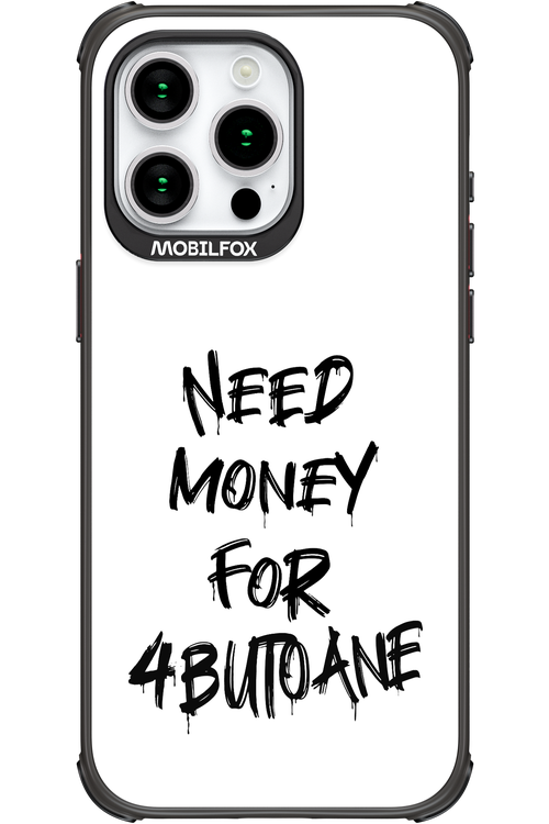 Need Money For Butoane Black - Apple iPhone 15 Pro Max