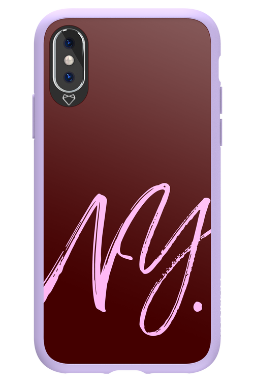 (Dark Blush) NY 2.0 - Apple iPhone X