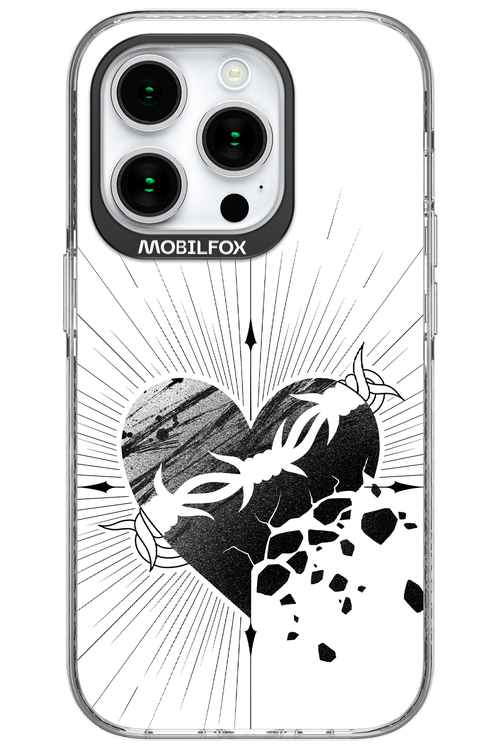 Fekete Szív 2.0 - Apple iPhone 15 Pro