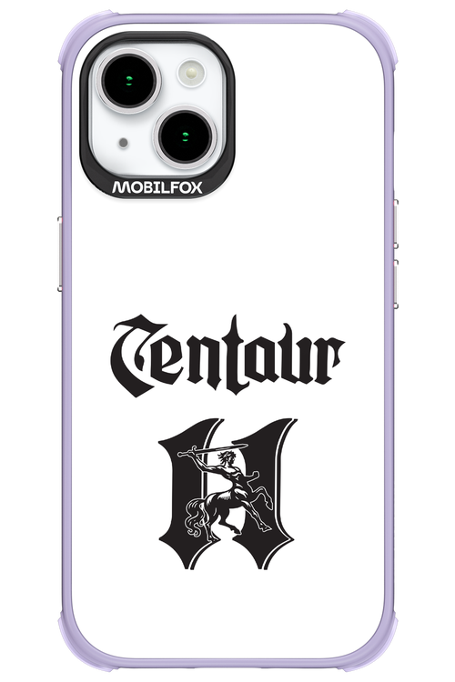 Centaur Logo White 2.0 - Apple iPhone 15