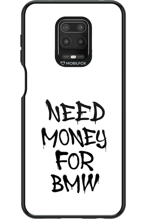 Need Money For BMW Black - Xiaomi Redmi Note 9 Pro