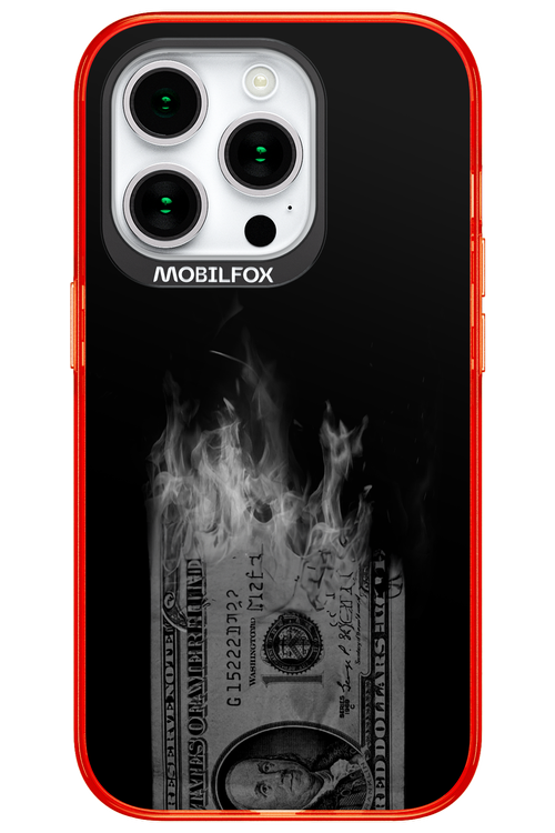 Money Burn B&W 2.0 - Apple iPhone 15 Pro