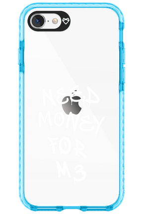 Need M3 Transparent White - Apple iPhone SE 2022