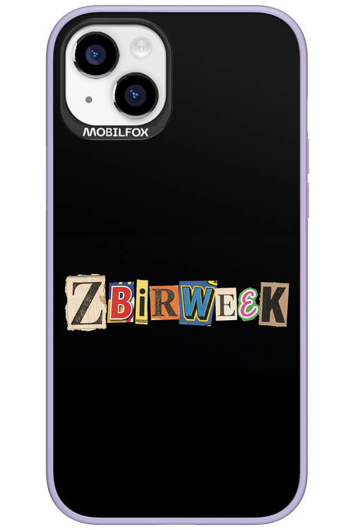 Zbirweek (black) 2.0 - Apple iPhone 15 Plus