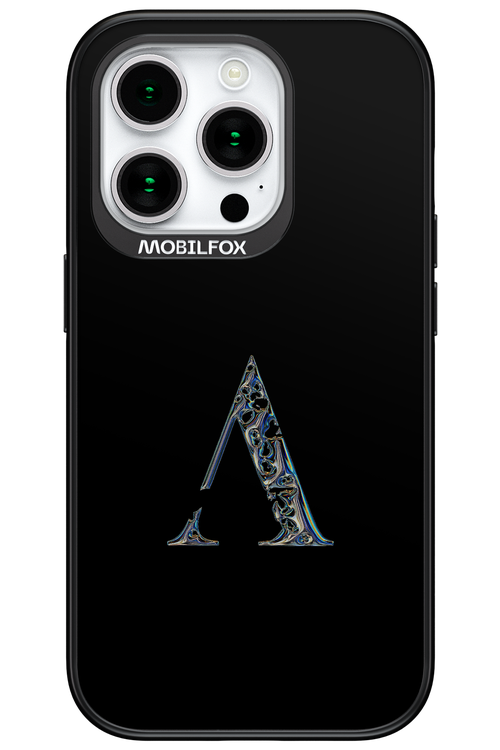 ⁠ ⁠Azteca A Chrome Logo - Apple iPhone 15 Pro