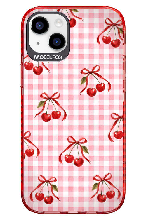 Pink Cherry Checked 2.0 - Apple iPhone 14 Plus