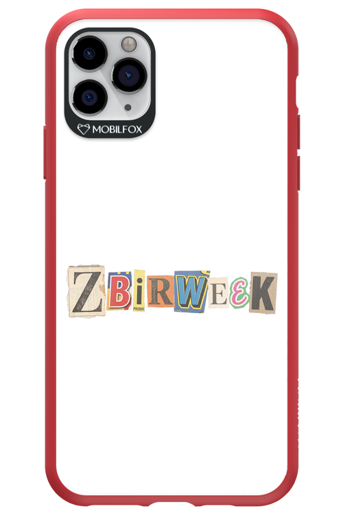 Zbirweek (white) 2.0 - Apple iPhone 11 Pro Max
