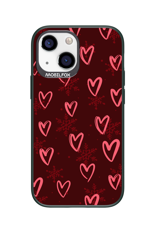 Christmas Hearts - Apple iPhone 13 Mini