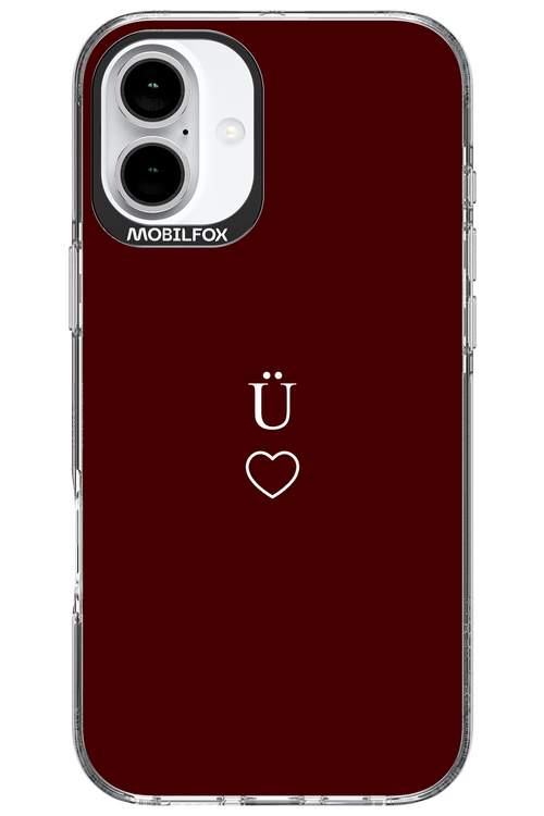 U Burgundia II 2.0 - Apple iPhone 16 Plus