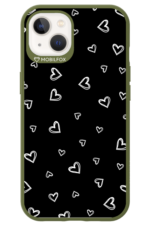 Monochrome Hearts 2.0 - Apple iPhone 13