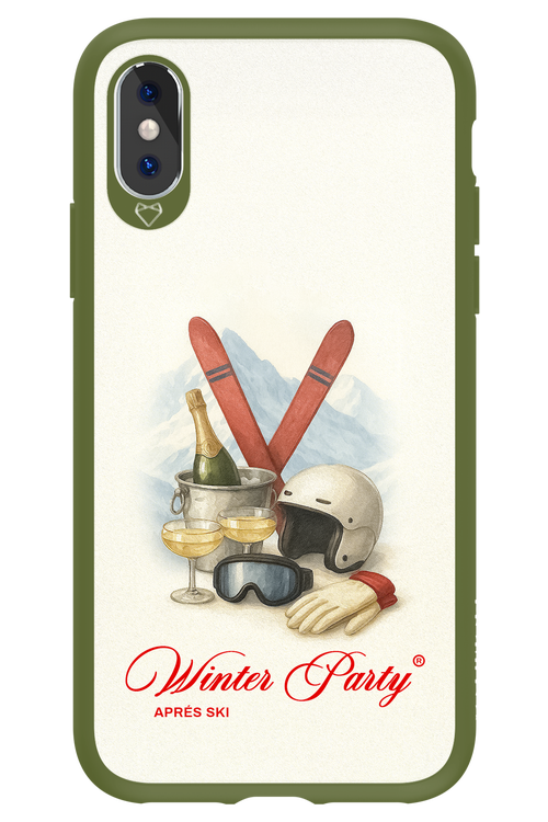 Winter Ski Party - Apple iPhone XS