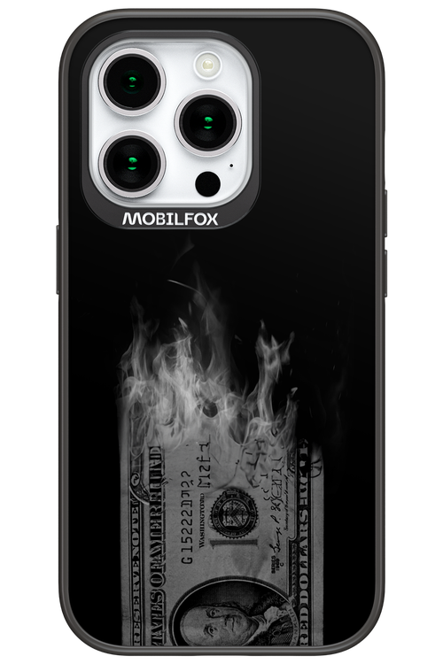 Money Burn B&W 2.0 - Apple iPhone 15 Pro