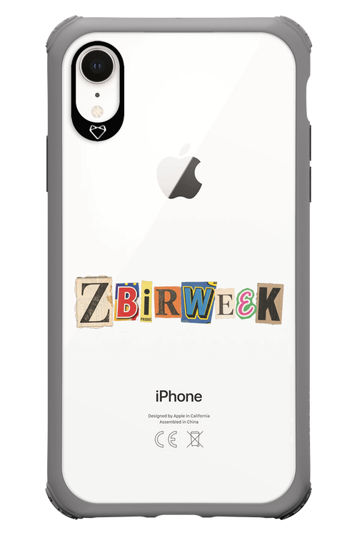Zbirweek (transparent) 2.0 - Apple iPhone XR