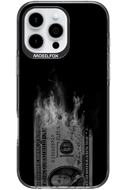 Money Burn B&W 2.0 - Apple iPhone 16 Pro Max