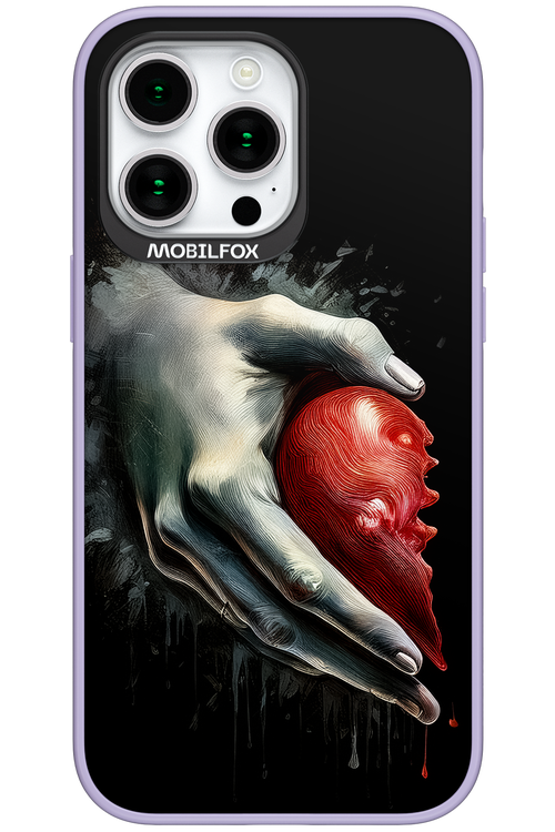 Painted Hearted Left - Apple iPhone 15 Pro Max