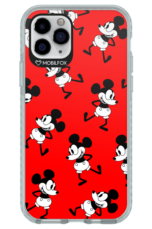 Iconic Mouse (red pattern) - Apple iPhone 11 Pro