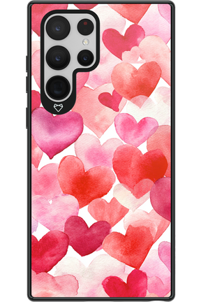 Water Painted Heart 2.0 - Samsung Galaxy S22 Ultra