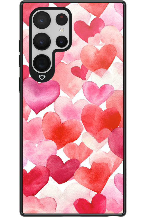 Water Painted Heart 2.0 - Samsung Galaxy S22 Ultra