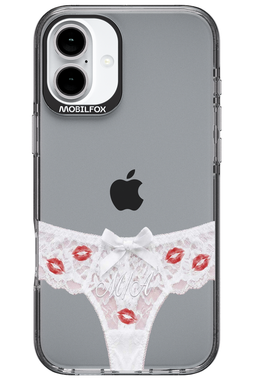 White Panties Transparent 2.0 - Apple iPhone 16 Plus