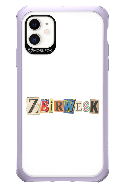 Zbirweek (white) 2.0 - Apple iPhone 11