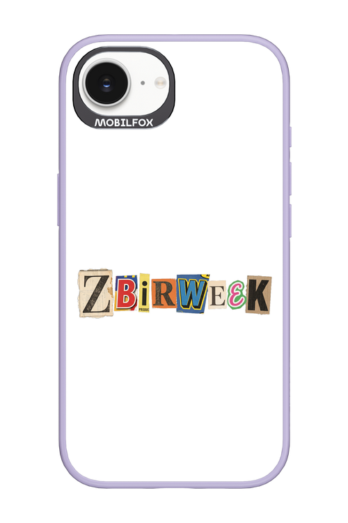 Zbirweek (white) 2.0 - Apple iPhone 17e