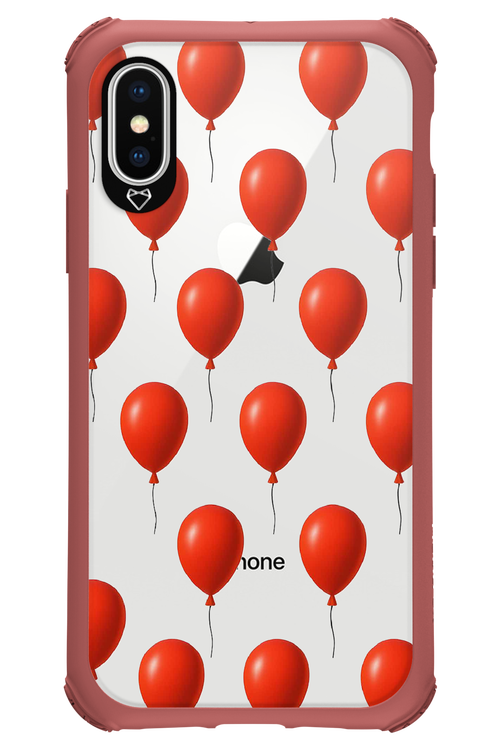 Red Balloons - Apple iPhone X