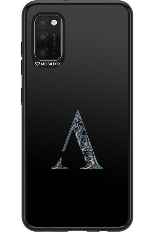 ⁠ ⁠Azteca A Chrome Logo - Samsung Galaxy A41