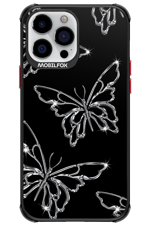 Silver Butterfly 2.0 - Apple iPhone 13 Pro Max