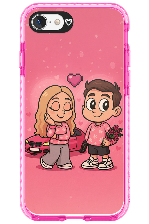 Pink Amour 2.0 - Apple iPhone 8