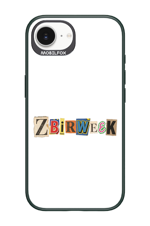 Zbirweek (white) 2.0 - Apple iPhone 16e