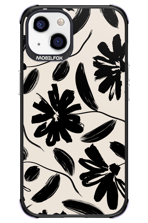 Monochrome Flowerss 2.0 - Apple iPhone 13