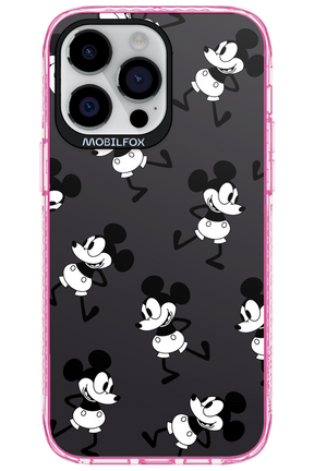Iconic Mouse (antracite pattern) - Apple iPhone 14 Pro Max