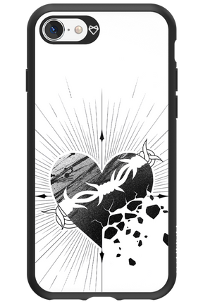 Fekete Szív 2.0 - Apple iPhone SE 2020