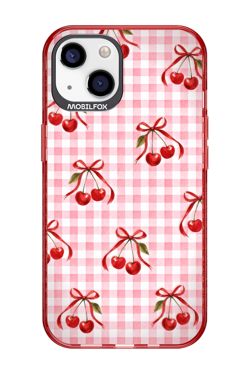Pink Cherry Checked 2.0 - Apple iPhone 13