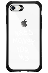 Need M3 Transparent White - Apple iPhone 8