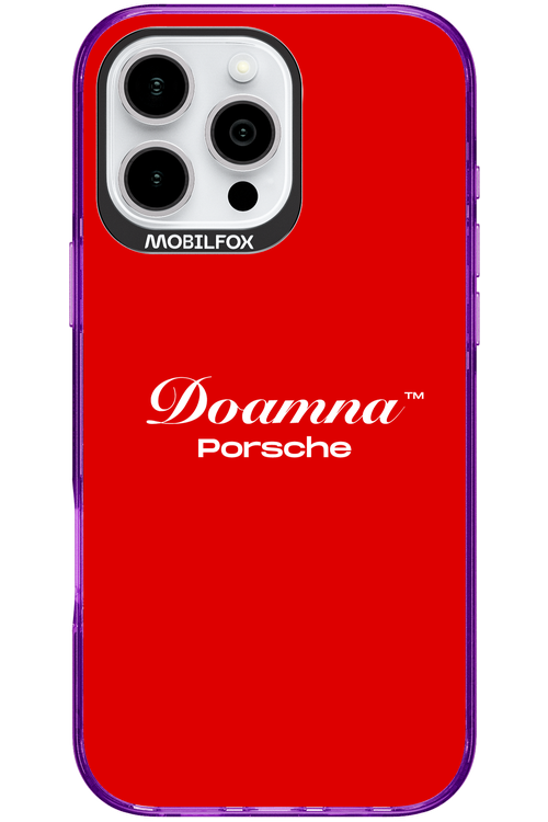 Doamna Porsche (red) - Apple iPhone 16 Pro Max