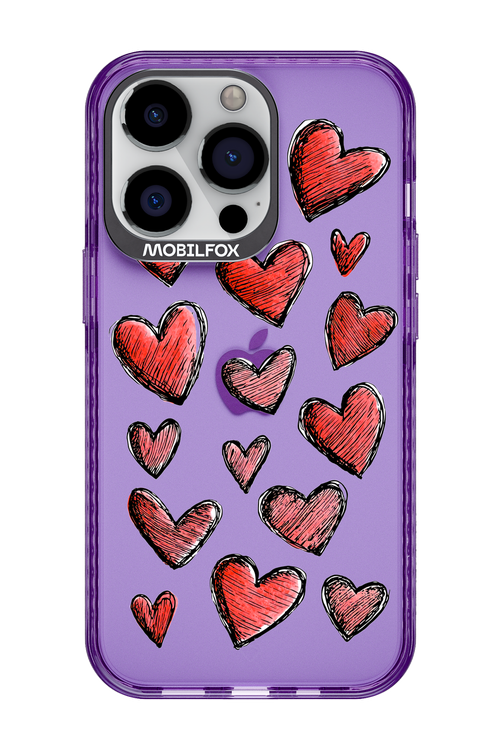 Red Love Transparent 2.0 - Apple iPhone 13 Pro