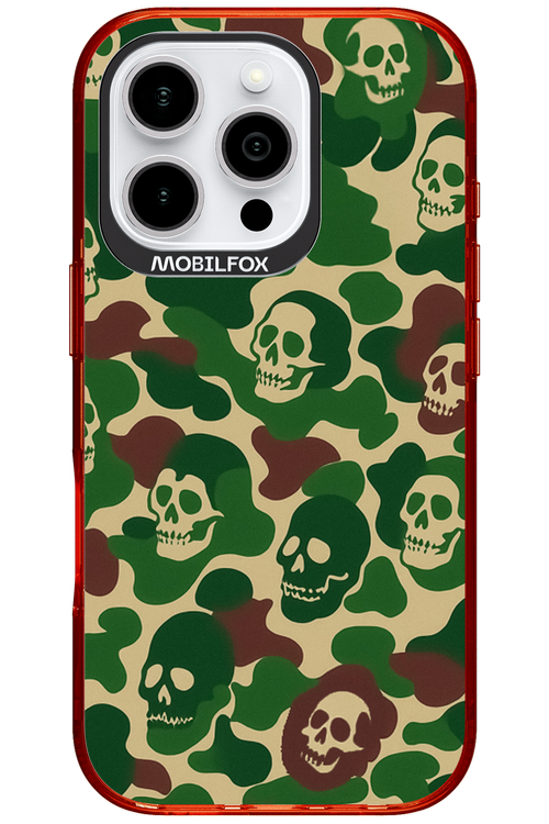 Camo Skull - Apple iPhone 16 Pro