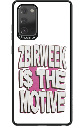 Motive (white) 2.0 - Samsung Galaxy Note 20