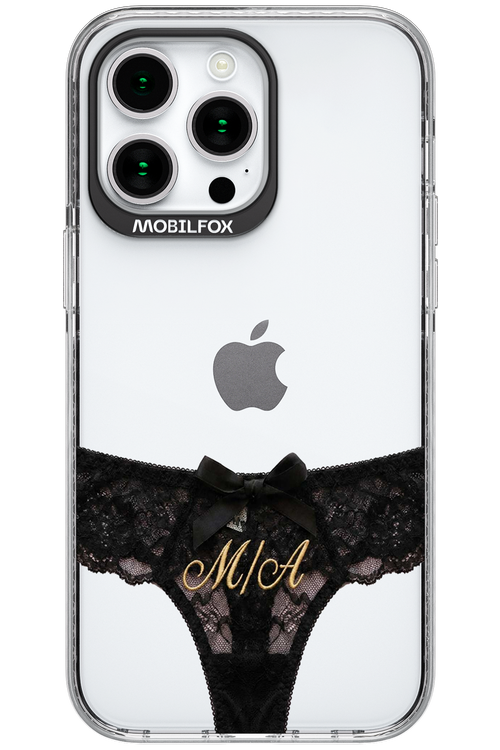 Black Panties Transparent 2.0 - Apple iPhone 15 Pro Max
