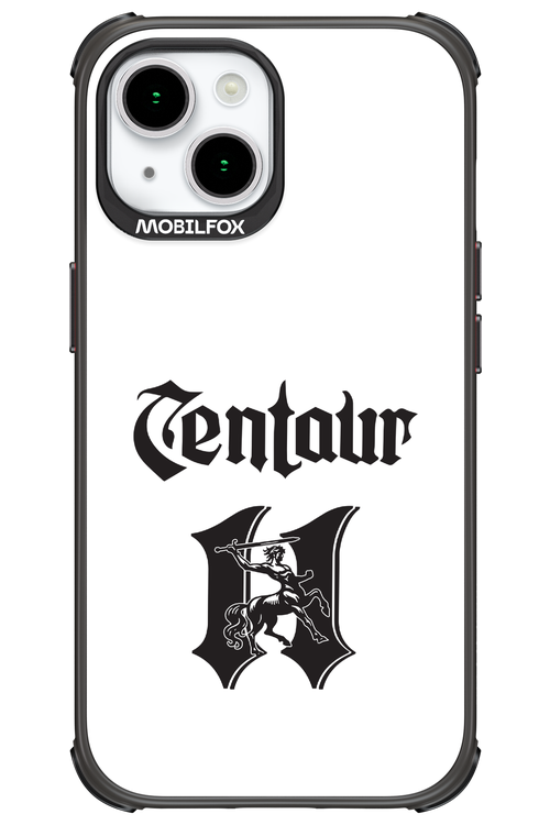 Centaur Logo White 2.0 - Apple iPhone 15