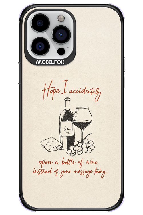 Bottle of wine 2.0 - Apple iPhone 13 Pro Max