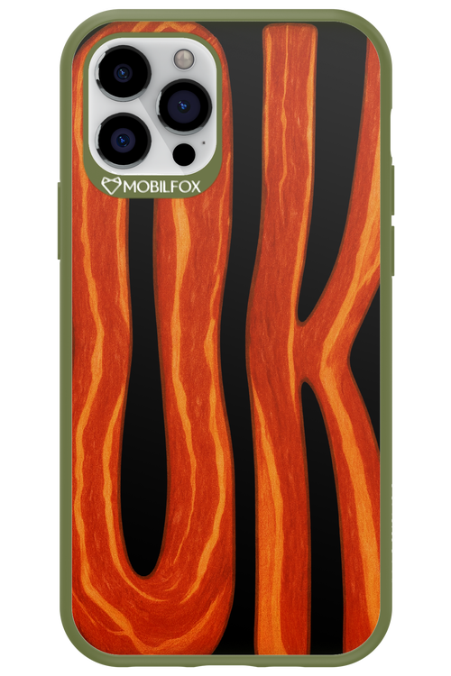 OK (Black-Red) - Apple iPhone 12 Pro