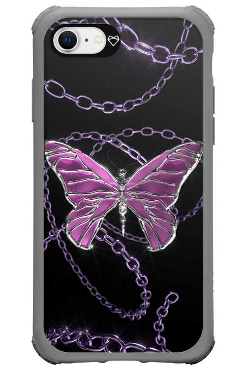 Butterfly Necklace - Apple iPhone SE 2020