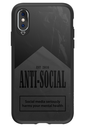 ANTI-SOCIAL (BLVCK) 2.0 - Apple iPhone XS