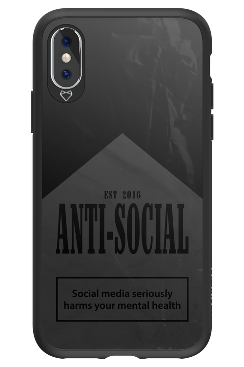 ANTI-SOCIAL (BLVCK) 2.0 - Apple iPhone XS