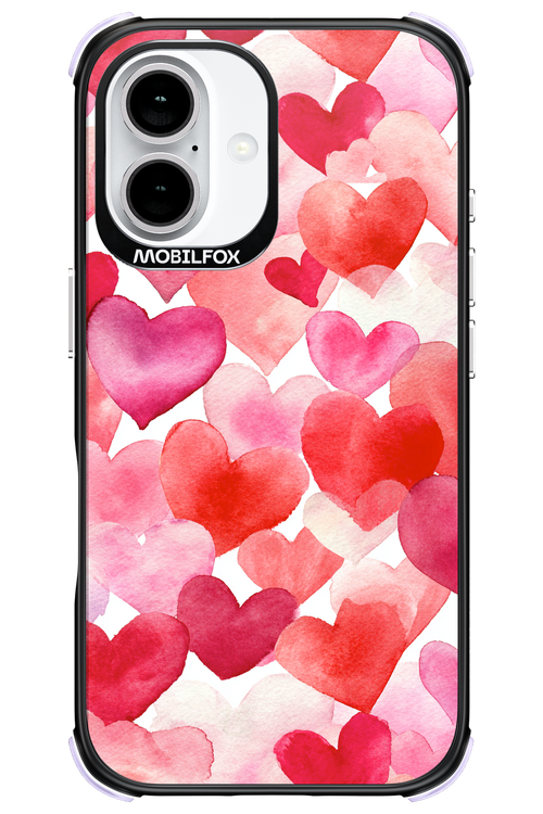 Water Painted Heart 2.0 - Apple iPhone 16