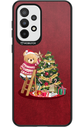 Christmas Bear (Burgundy) - Samsung Galaxy A33