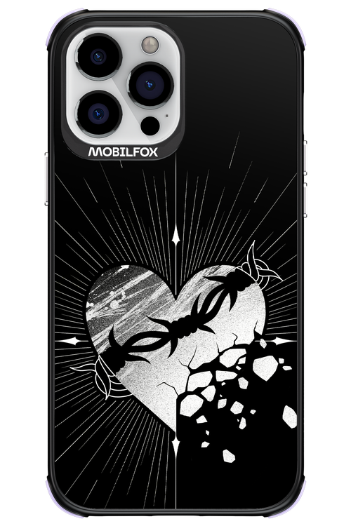 Fehér Szív - Apple iPhone 13 Pro Max